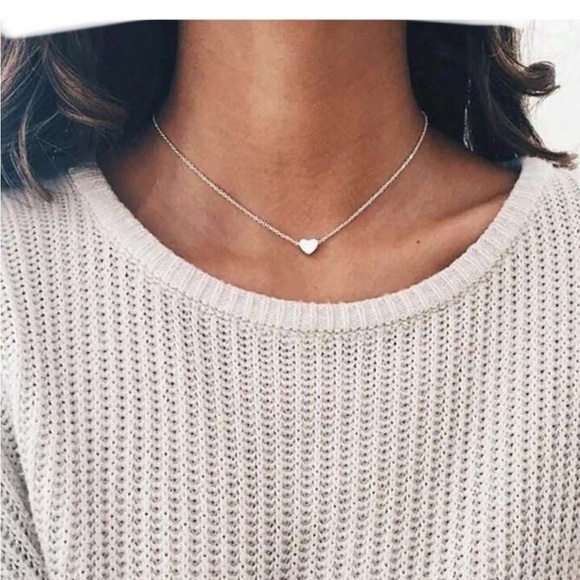 Heart Pendant Stainless Steel Necklace - Picture 3 of 5